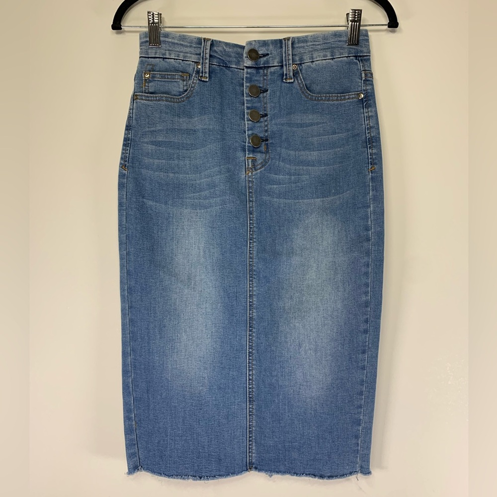 Women's Blue Denim Skirt - Size X-Small